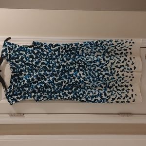 Ann Taylor Sleeveless Floral Midi Dress